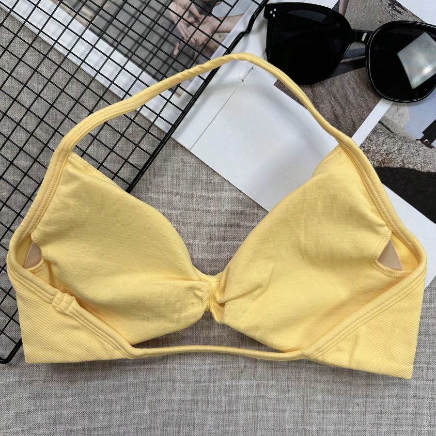 Yoga Fitness Top - Women Elegant Backless Spaghetti Strap Camisole