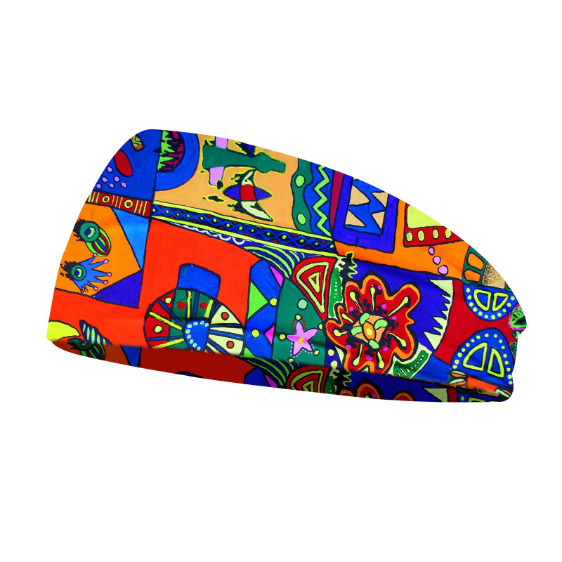 Yoga Fitness Band - Creative Graffiti Unisex Elastic Yoga Headband