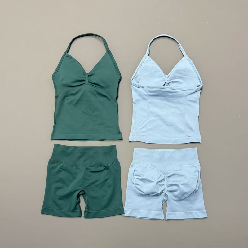 2 Piece Gym Set Women Seamless – Yoga Fitness Top recenzja i cena