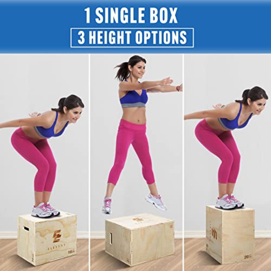 3 in 1 Wooden Plyo Box for Jum – Plyo Jump Box recenzja i cena