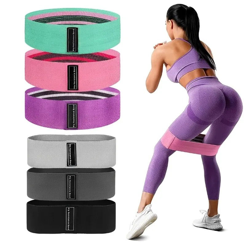 3Pcs Fabric Resistance Hip Boo – Yoga Fitness Resistance Band recenzja i cena