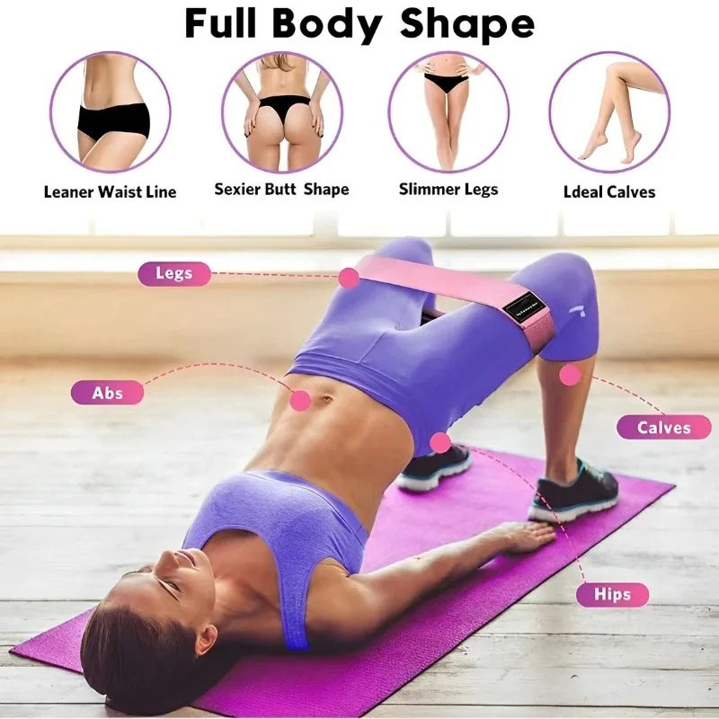 3Pcs Fabric Resistance Hip Boo – Yoga Fitness Resistance Band recenzja i cena