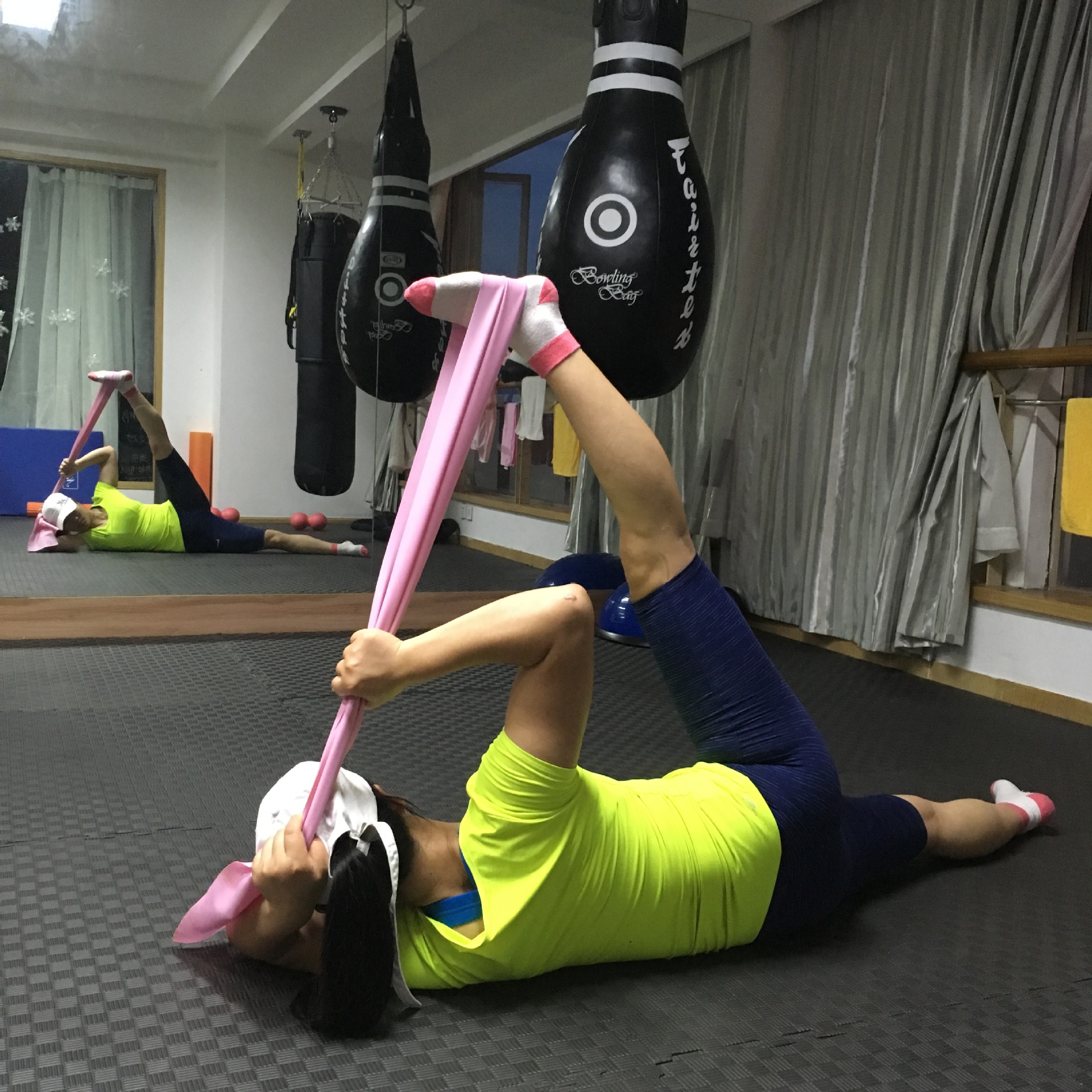 4PCS Fitness Solid color TPE R – Yoga Anytime Fitness recenzja i cena