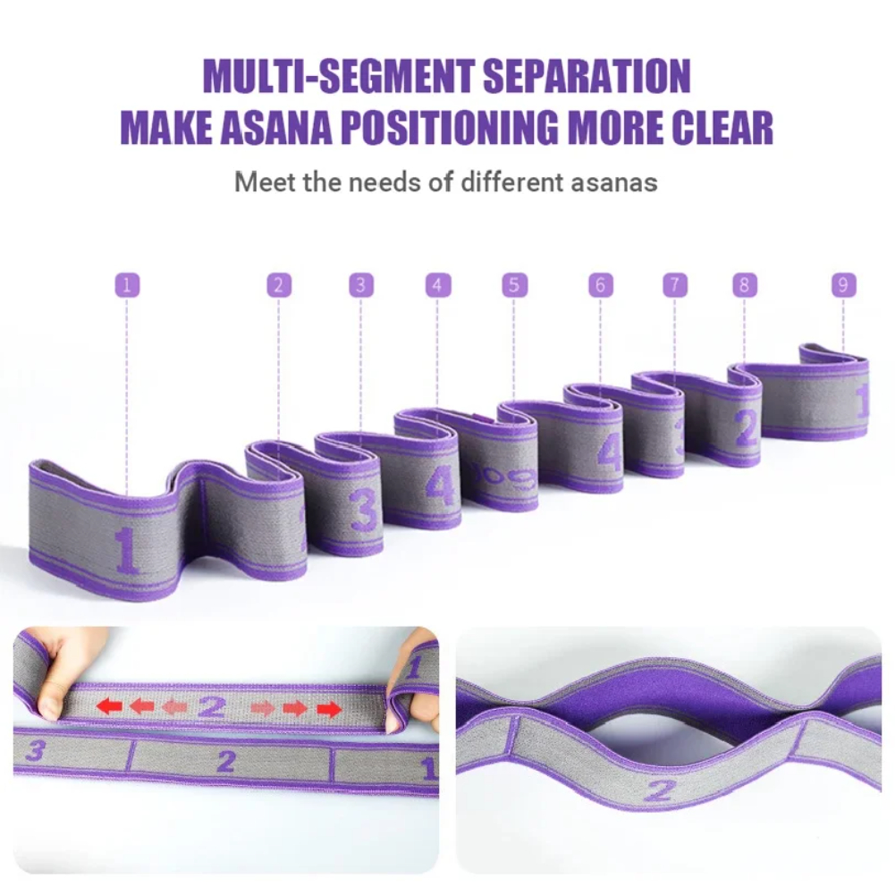 Multi-Section Elastic Yoga Res – Yoga Fitness Resistance Band recenzja i cena