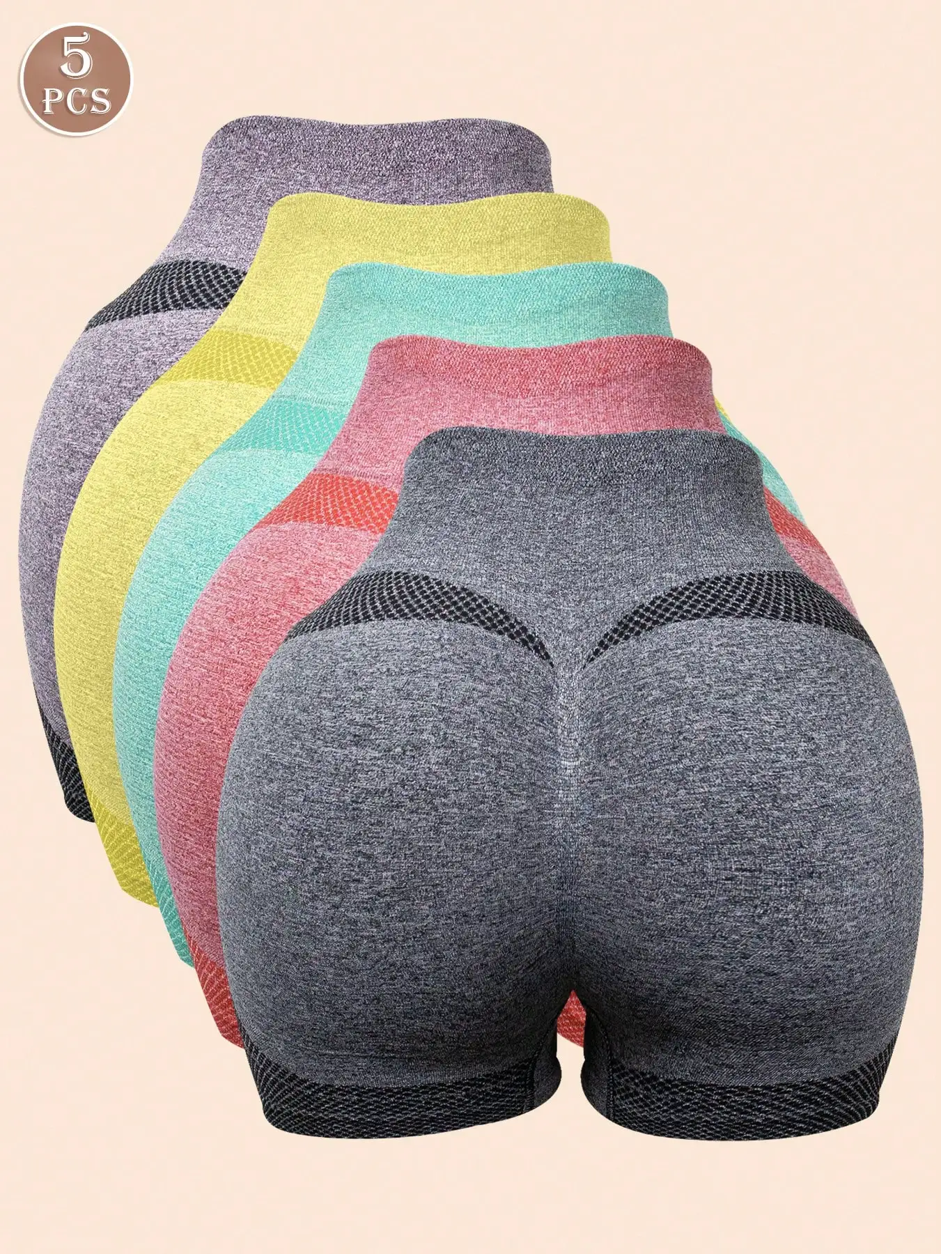 [Seamless Yoga Shorts] 5pcs Hi – Yoga Fitness Top recenzja i cena