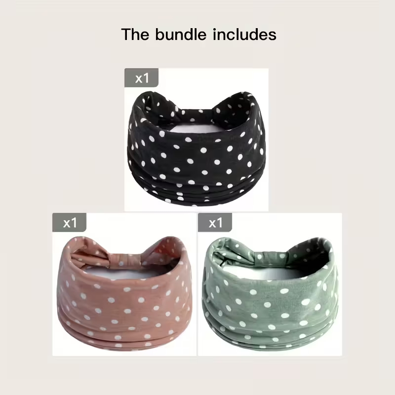 Polka Dot Knotted Headbands Bo – Yoga Fitness Band recenzja i cena