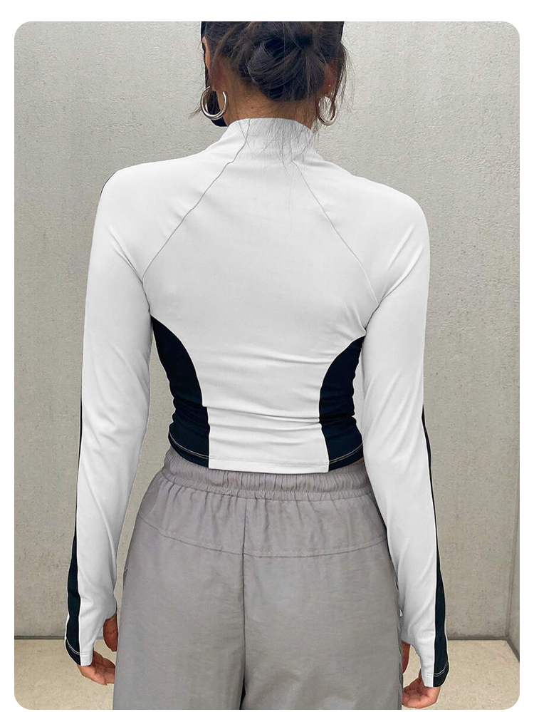 Yoga Clothes Stand Up Collar J – Yoga Fitness Top recenzja i cena