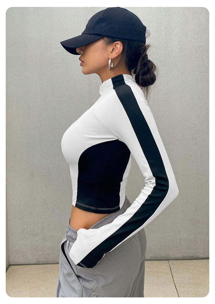 Yoga Clothes Stand Up Collar J – Yoga Fitness Top recenzja i cena
