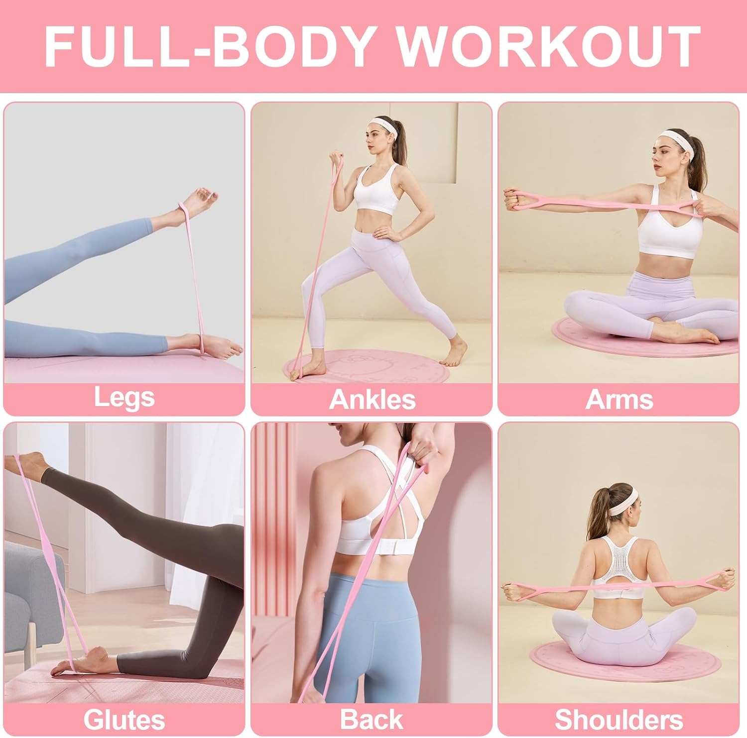 1pcs Resistance Bands for Wome – Yoga Fitness Resistance Band recenzja i cena