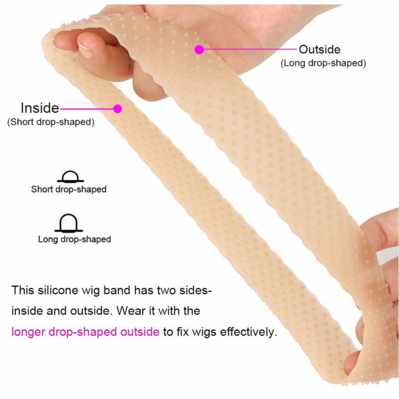 Silicone Wig Hair Band Anti-Sl – Yoga Fitness Band recenzja i cena