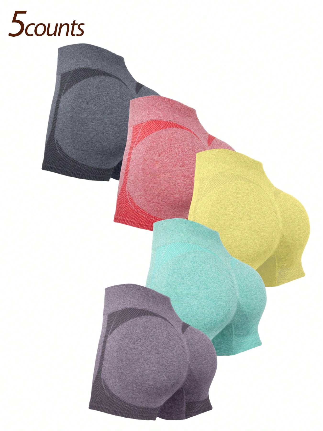 [Seamless Yoga Shorts] 5pcs Hi – Yoga Fitness Top recenzja i cena