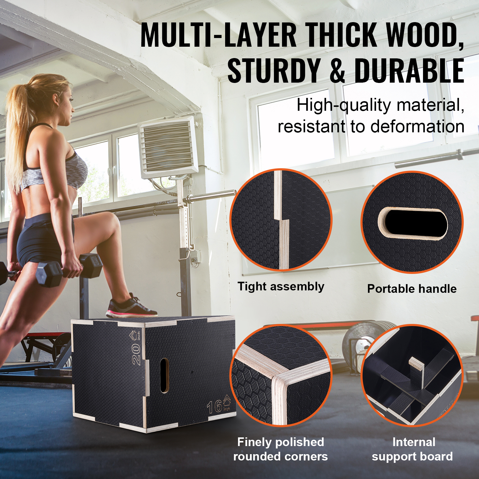 VEVOR 3 In 1 Plyometric Jump B – Plyo Jump Box recenzja i cena