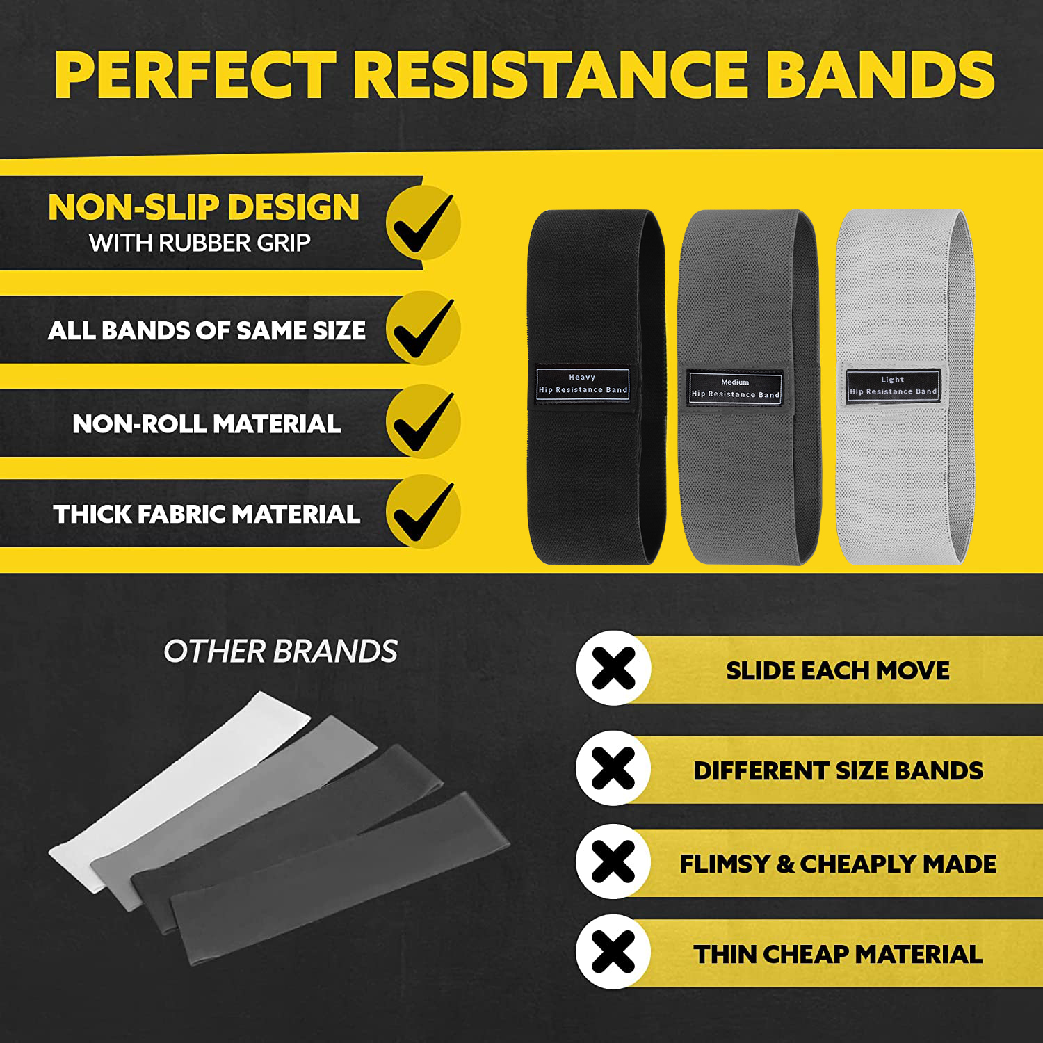 Fabric Resistance Hip Booty Ba – Yoga Fitness Resistance Band recenzja i cena