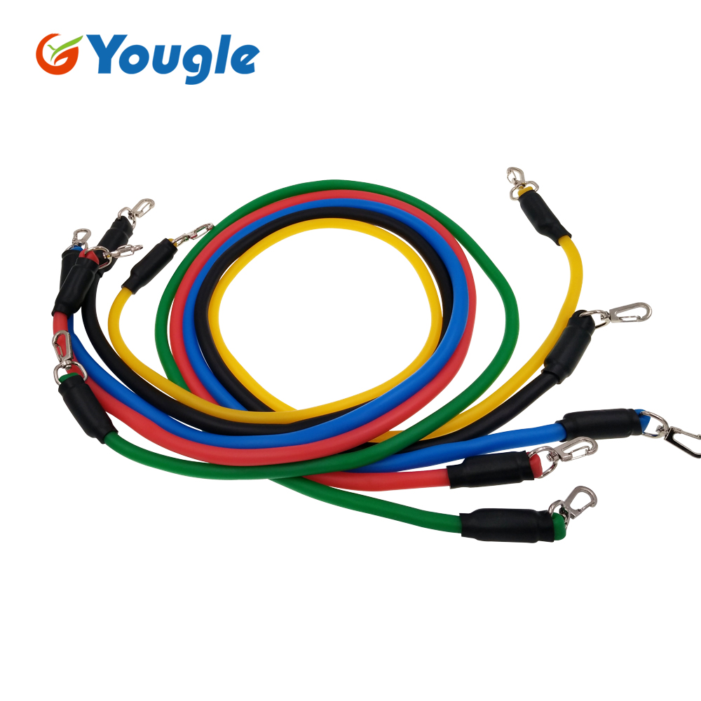 YOUGLE 11pcs/set Pull Rope Fit – Yoga Fitness Resistance Band recenzja i cena