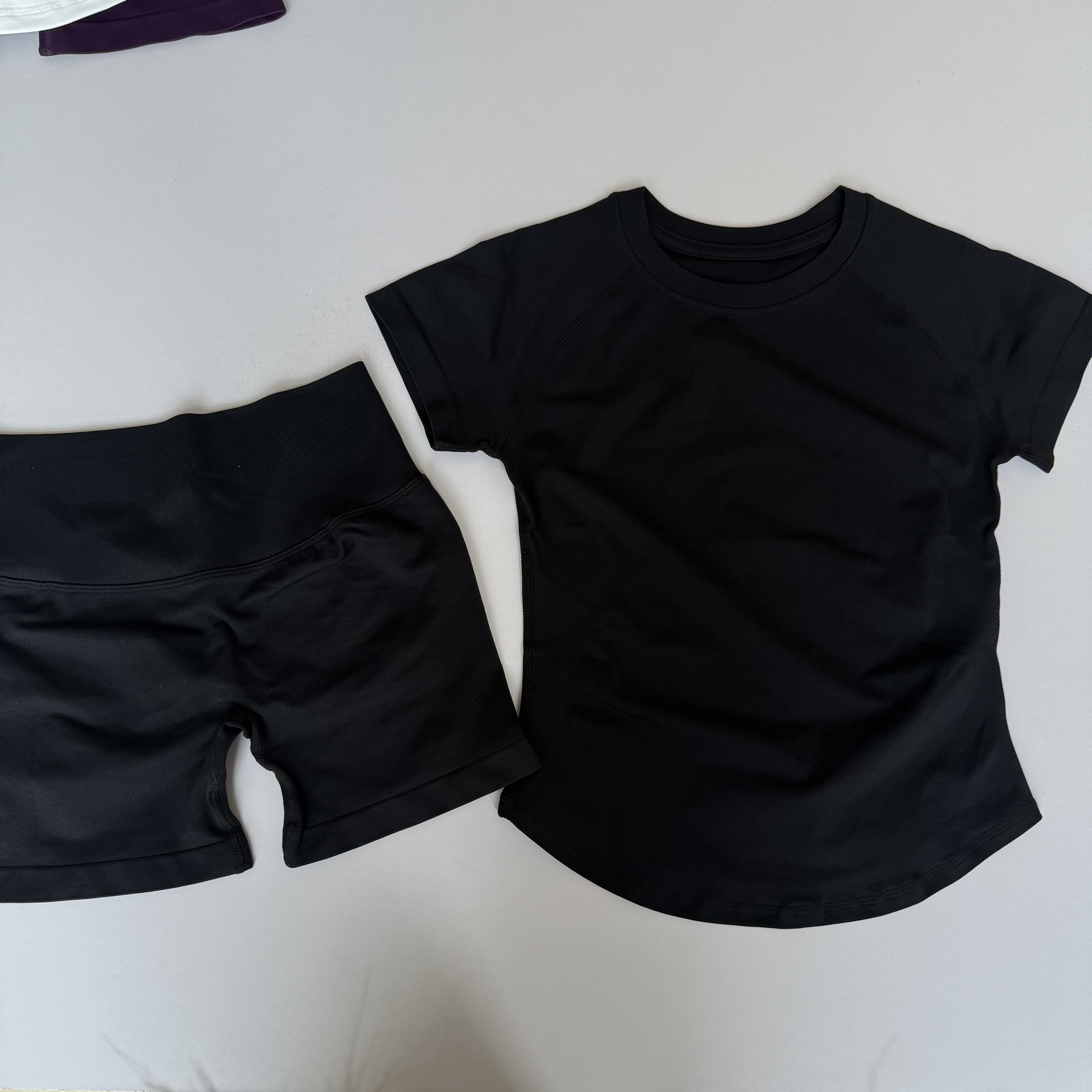 2 Pieces Sports Sets Short Sle – Yoga Fitness Top recenzja i cena
