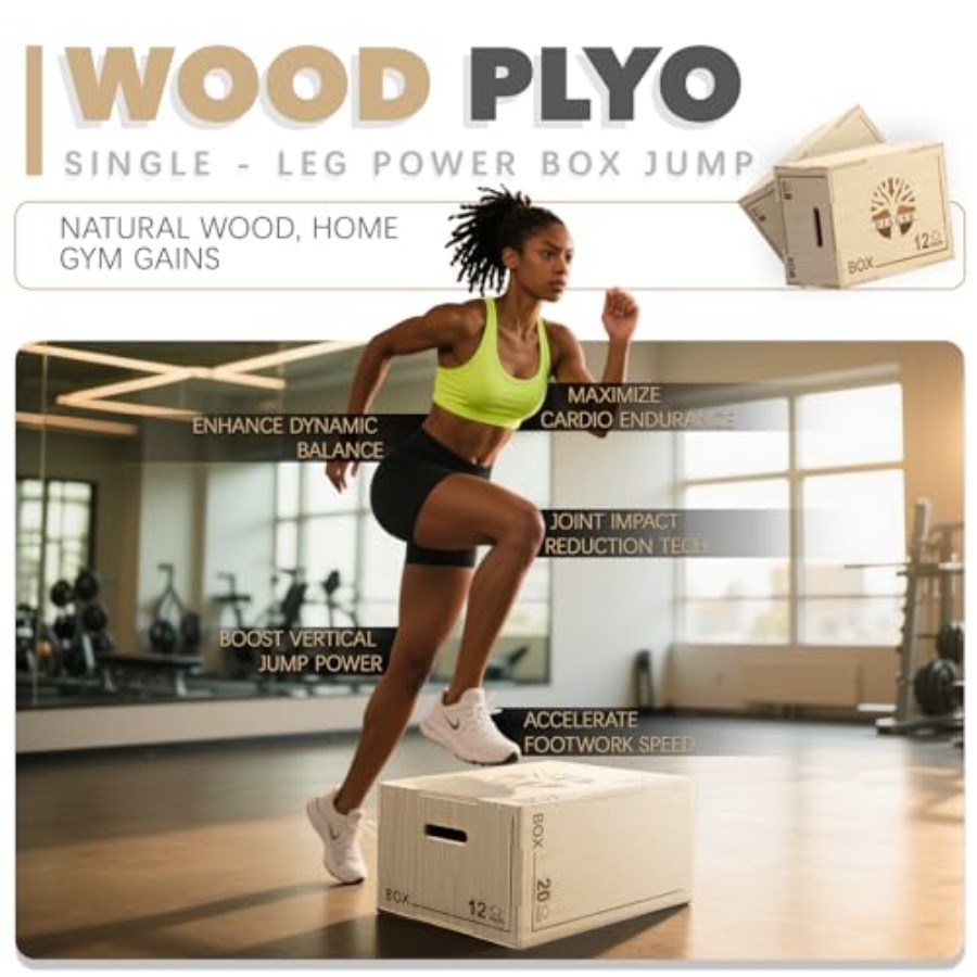 Plyo Box - 3-in-1 wood plyomet – Plyo Jump Box recenzja i cena