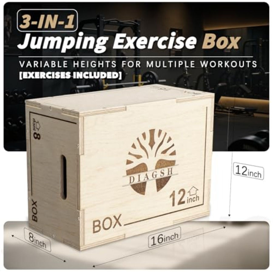 Plyo Box - 3-in-1 wood plyomet – Plyo Jump Box recenzja i cena