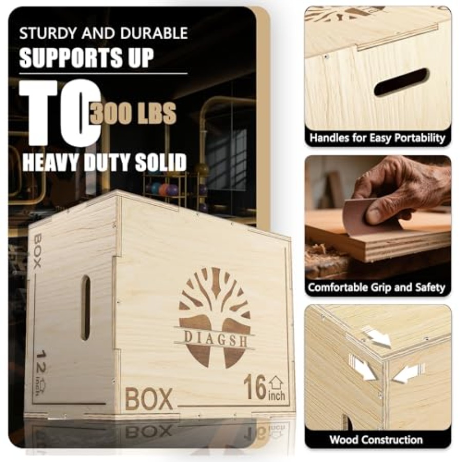 Plyo Box - 3-in-1 wood plyomet – Plyo Jump Box recenzja i cena