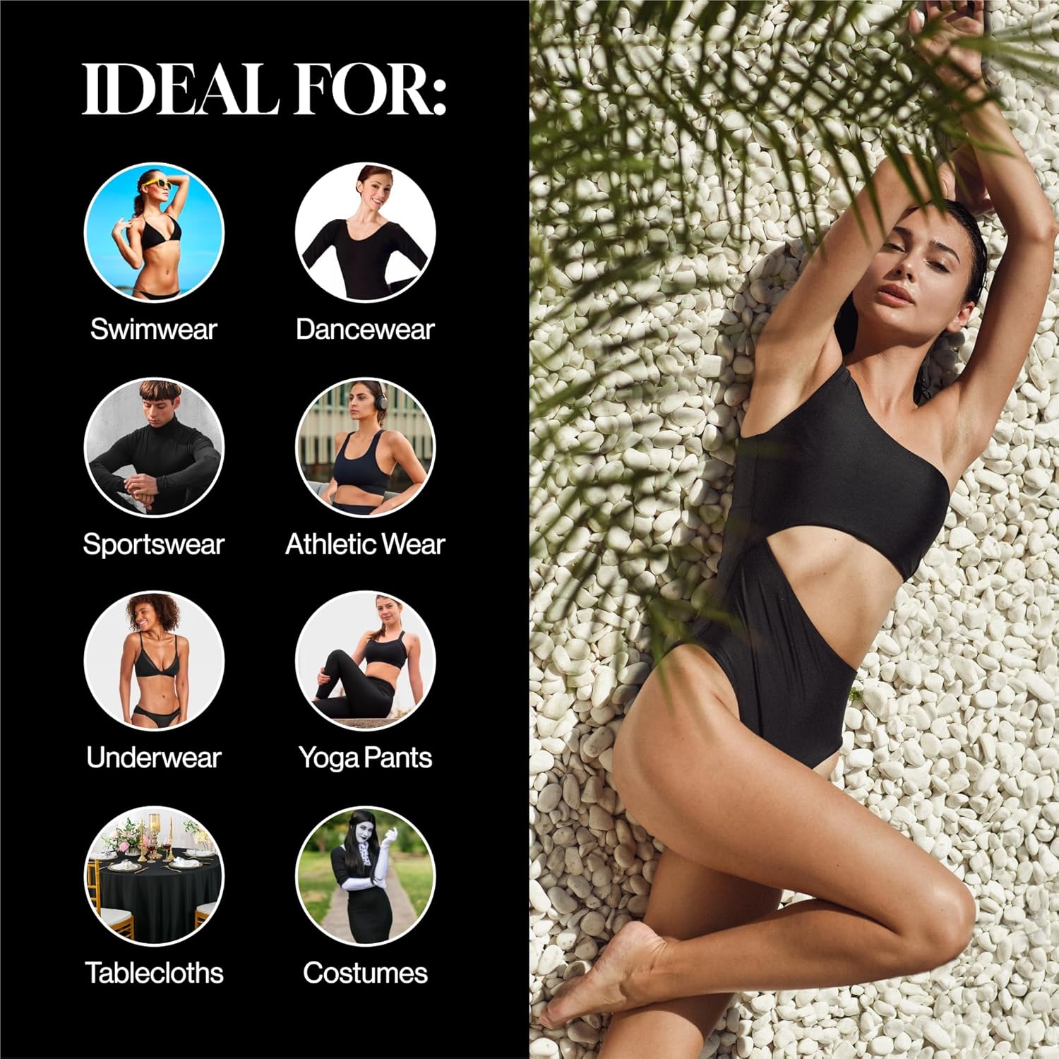 Spandex Fabric,4 Way Stretch L – Yoga Fitness Top recenzja i cena