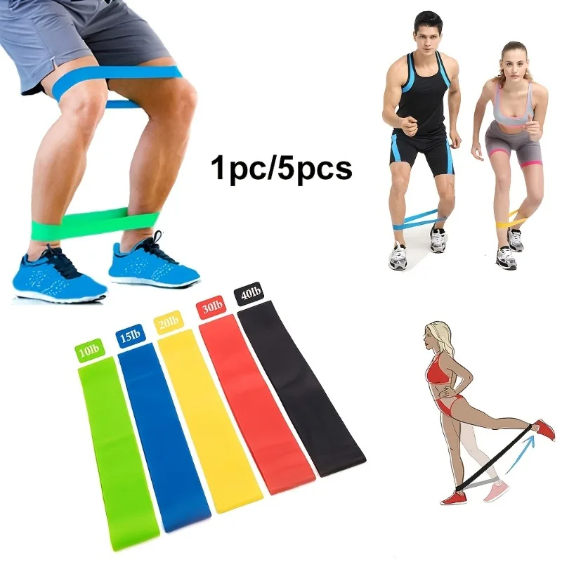 5PCS Resistance Resistance Ban – Yoga Fitness Resistance Band recenzja i cena